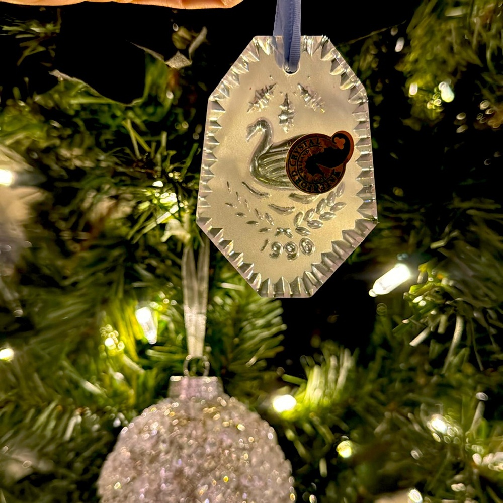 Waterford Crystal 1990 Christmas Ornament